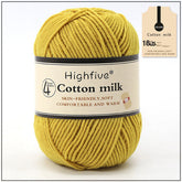 Milk Cotton Wool For Knitting Baby Crochet Yarn Wea